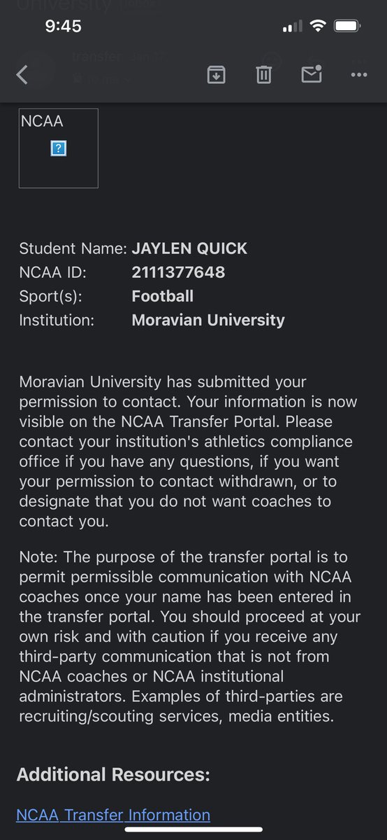 Thank you Moravian.I have decided to enter the transfer portal as a WR with 2 years of eligibility left.