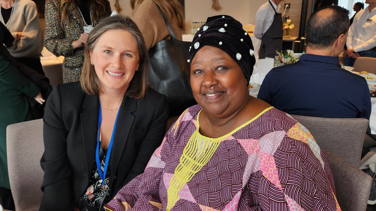 So much to process and share from #Davos, but feeling extra grateful for lunch with one-of-a-kind <a href="/agnesbinagwaho/">Agnes Binagwaho</a> as we launched the <a href="/wef/">World Economic Forum</a> + <a href="/McKinsey/">McKinsey & Company</a> landmark report on the women's health gap. We are standing on her shoulders as we build a healthier world for all. 
<a href="/watsi/">Watsi</a>