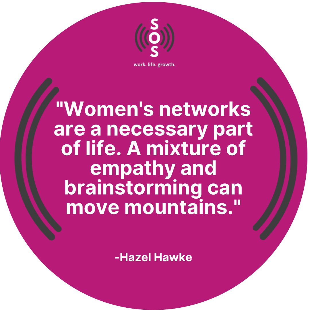 Ok - for real - do you belong to any women’s groups? Why or why not? We want to hear about your networks and why you love them. And hey, if you don’t have one yet, or want to add to your experience, consider joining ours! 

joinsos.org

#womensgroups
