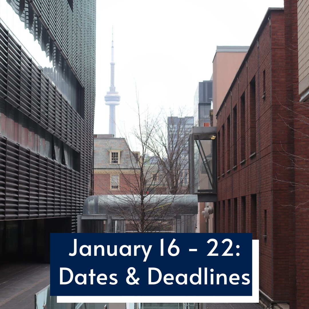 Upcoming dates & deadlines: 📌Jan. 21: Last day to enrol in S courses      📌Jan. 21: Program/course fee freeze date (S courses)     📌Jan. 22: First day to select Credit/No-Credit (CR/NCR) option for S courses Learn more: linktr.ee/woodsworthregi… #uoft #Woodsworth #ArtSci #fees