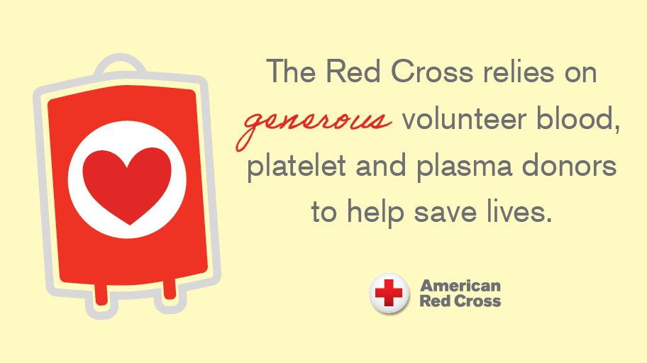 Did you know that every 2 seconds, someone in America needs a blood transfusion? Let's salute the heroes who donate blood and platelets and help save lives this National Blood Donor Month. More heroes are needed: rcblood.org/appt #DonateBlood