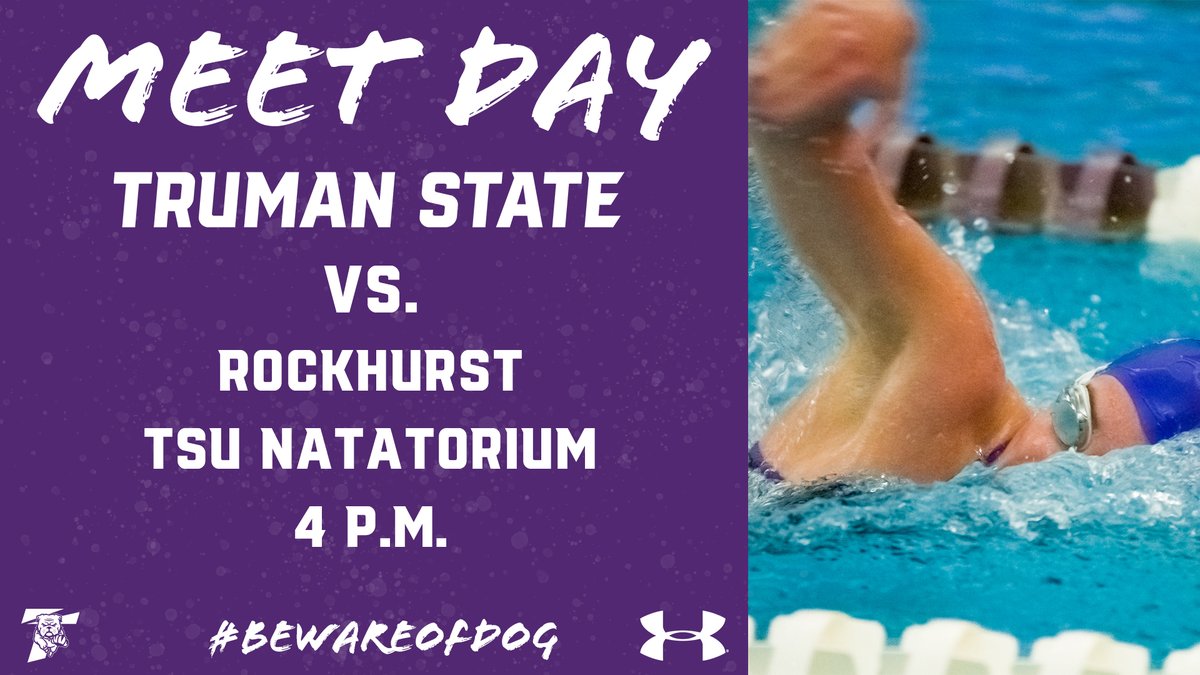 Truman Athletics (@trumanathletics) on Twitter photo 🏊♂️ Meet Day! 🏊♂️
<a href="/Truman_Swimming/">Truman Swimming</a> vs. Rockhurst
⏰ 4 p.m.
📍 Truman State Natatorium
Recap at trumanbulldogs.com 🏊♂️ Meet Day! 🏊♂️
<a href="/Truman_Swimming/">Truman Swimming</a> vs. Rockhurst
⏰ 4 p.m.
📍 Truman State Natatorium
Recap at trumanbulldogs.com