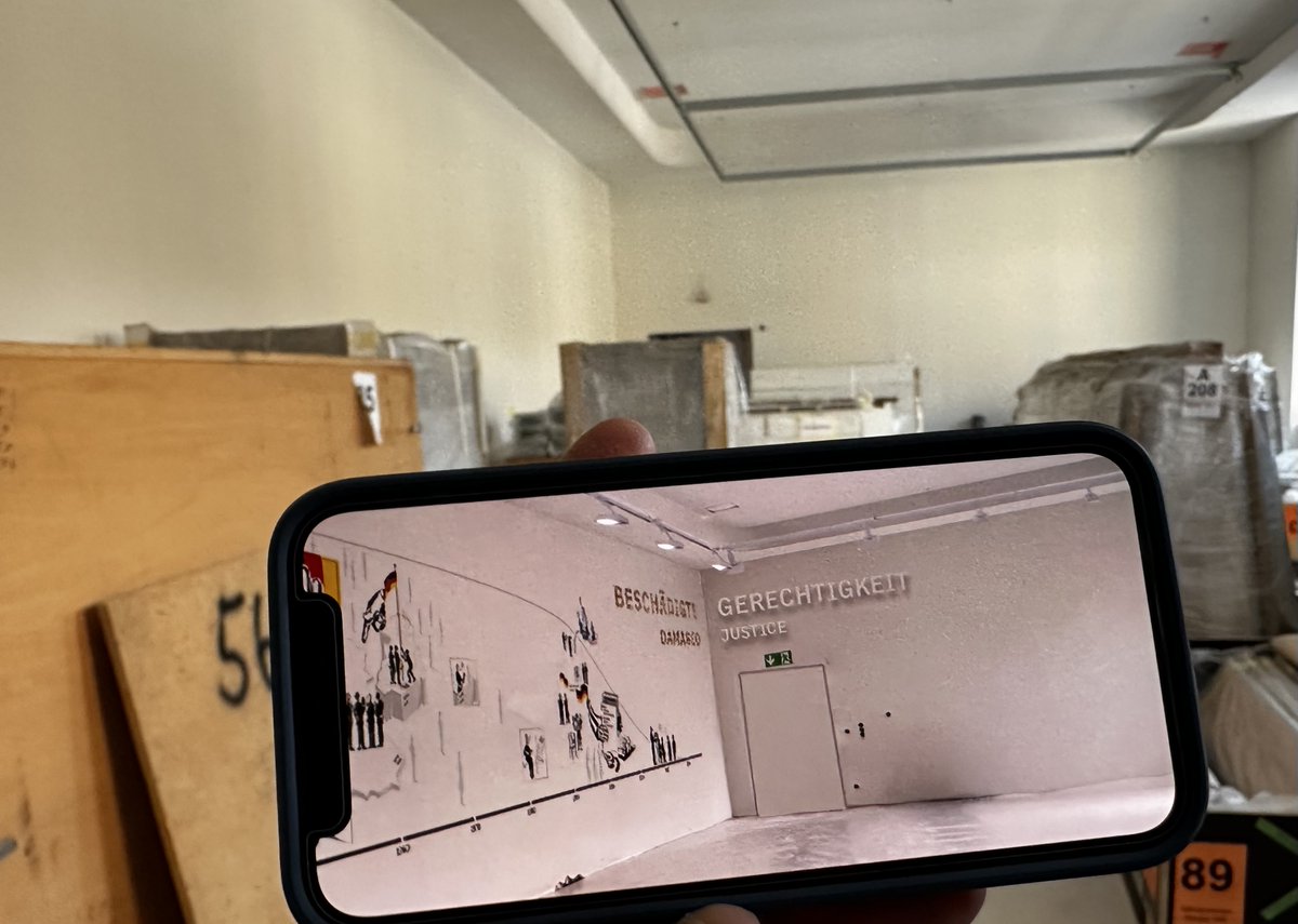 Buchenwald_Dora's tweet image. Unser #Museum "Zwangsarbeit im Nationalsozialismus" im ehem. "Gauforum" in #Weimar nimmt Gestalt an: Der Einbau der Ausstellung hat begonnen. Sie stellt erstmals die Geschichte der NS-#Zwangsarbeit im Dt. Reich und in den besetzten Gebieten umfänglich dar. Am 8.5. wird eröffnet.