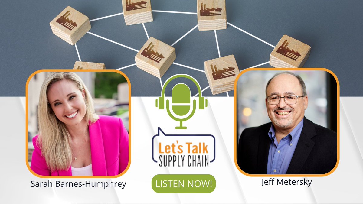 Had the opportunity to listen to the latest episode of the Let’s Talk Supply Chain Podcast, where Sarah Barnes-Humphrey and Jeff Metersky dive deep into how we make decisions in the #supplychain sector. They stress the need for improved strategic and agile decision-making…