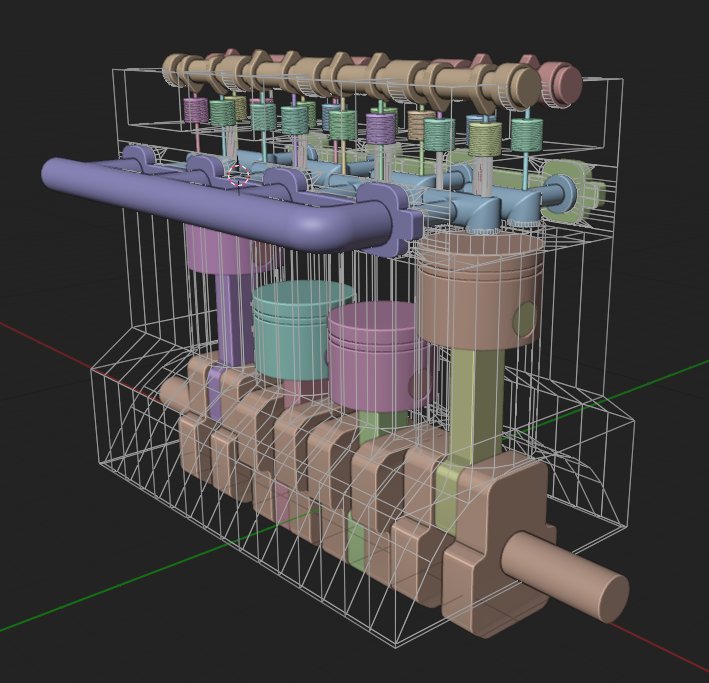 its_danisauraus's tweet photo. Progress update from a single cylinder to an inline 4 engine. https://t.co/gwGiHXmI6D