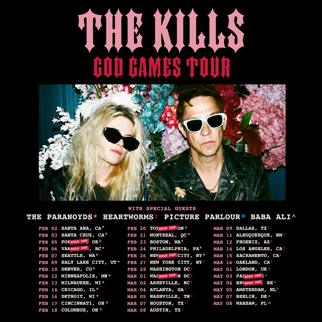 ❤️‍🔥 Our 2nd show at @930Club is on sale now! ❤️‍🔥 Plus, @iamheartworms joins us for round 2! Get ticket info for DC and the rest of our God Games Tour dates at thekills.tv/tour. See you soon! x