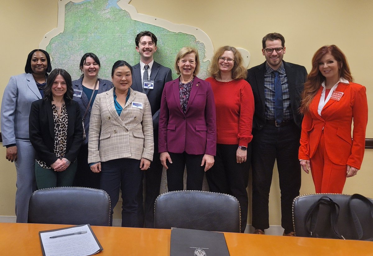 CleanAirMoms_WI's tweet photo. Thank you @SenatorBaldwin for meeting with @actonclimateUS and the #Wisconsin partners to discuss #sollutionsforpollution and #defendourclimate campaigns! #asthma health risk! #soot #actionclimate #climatewinshere #pollution #climatecantwait #climateaction #cutclimatepollution https://t.co/uY84dhMNT9