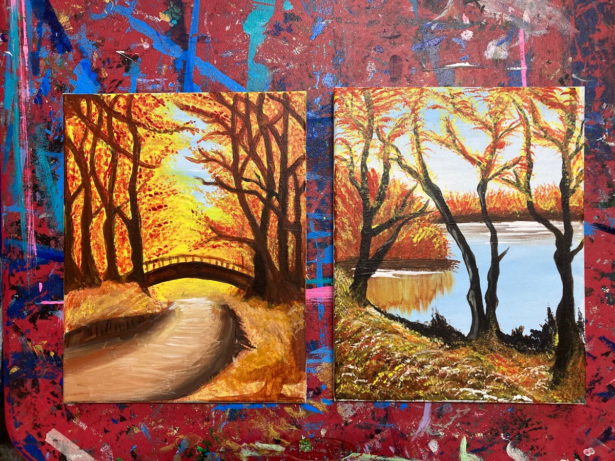 Finished Oil Paintings form our adult students. Stunning  rich colors! Well done!
creativelywildartstudio.com/adult-art-clas…

#CreativelyWild #ArtStudio #ArtClasses #OilPaintingClasses #DUMBOBrooklyn #ArtClassesnearme #BrooklynArtClasses #PaintingClasses