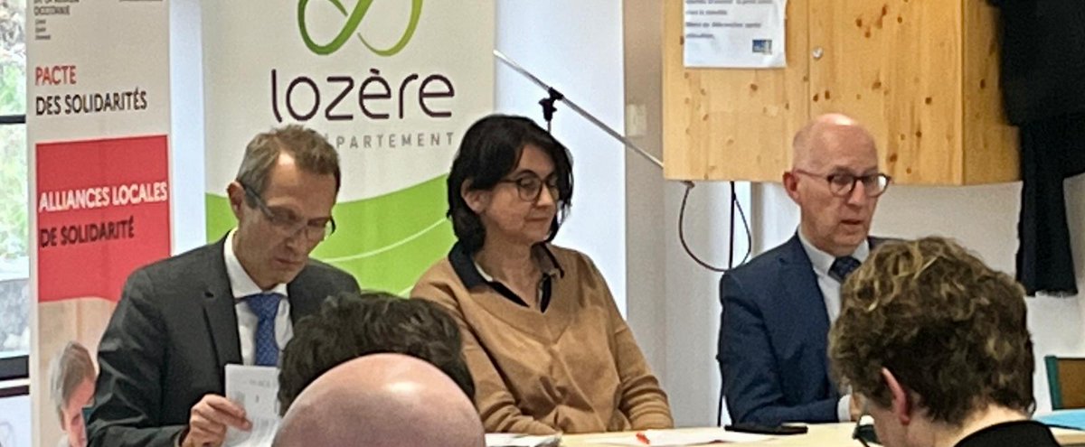 Clôture de la présentation du diagnostic par <a href="/SophiePantel48/">Sophie PANTEL</a> et <a href="/Prefet_48/">Préfet de la Lozère</a>