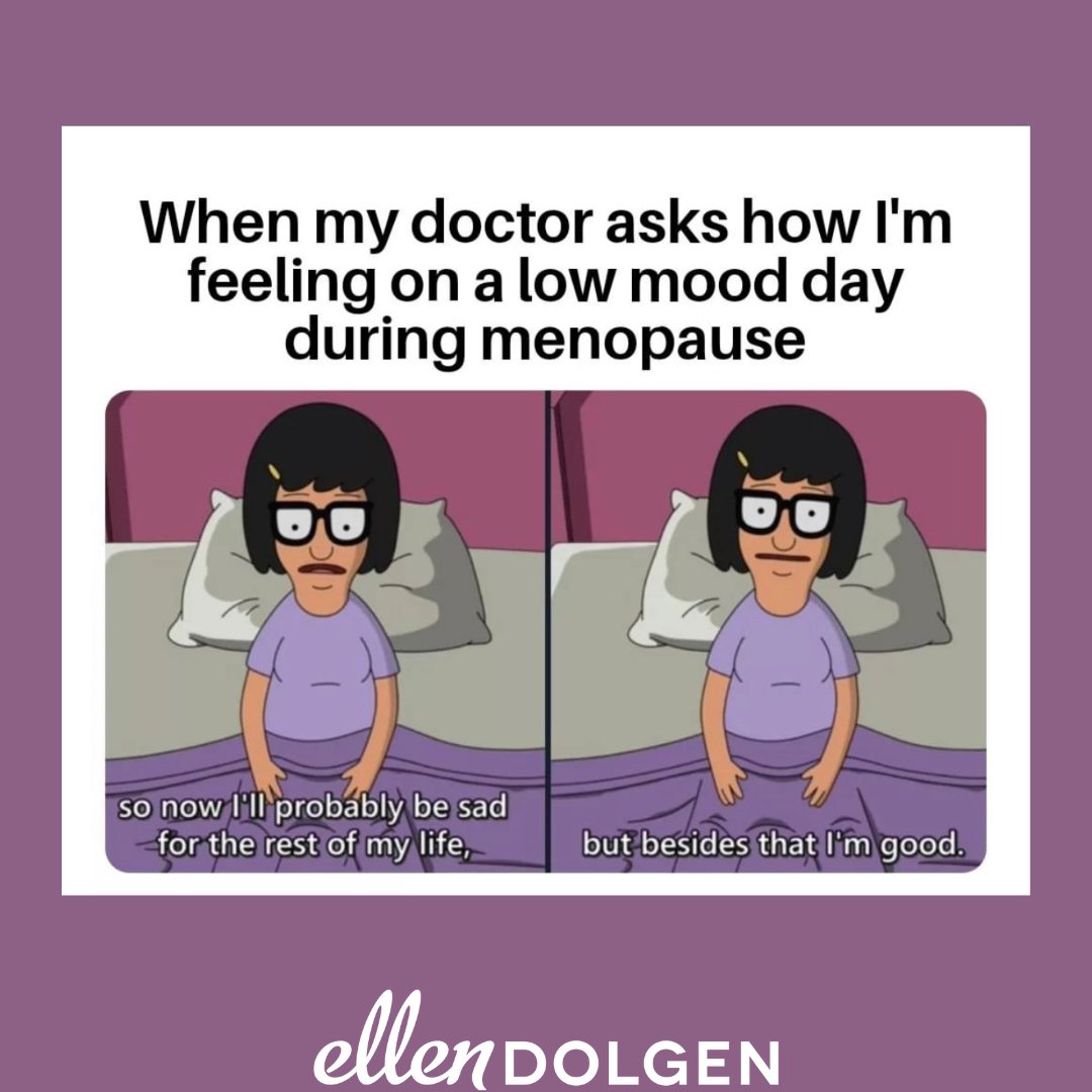 EllenDolgen's tweet image. I'm fine... Everything's fine 😅 

#menopausemondays #menopausesymptoms #menopausesupport #moodswings