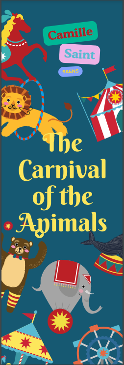 MrSnellsMusic's tweet photo. My 4th graders used Canva to create a visual representation of their interpretation of a piece of music written by our composer of the month Camille Saint Saens. @ITSCCSD @Canva #ccsdConnectED24 https://t.co/iv1govyggW