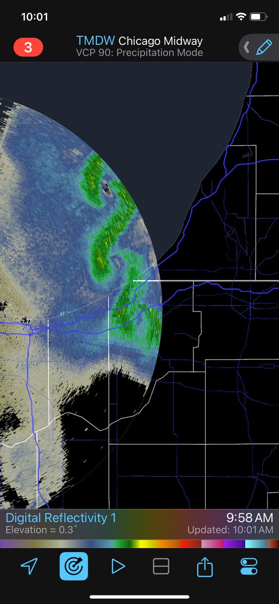 ErnieAgee's tweet photo. Beautiful rotating vortex street over the southeast corner of Lake Michigan https://t.co/xEPfPCZf0N