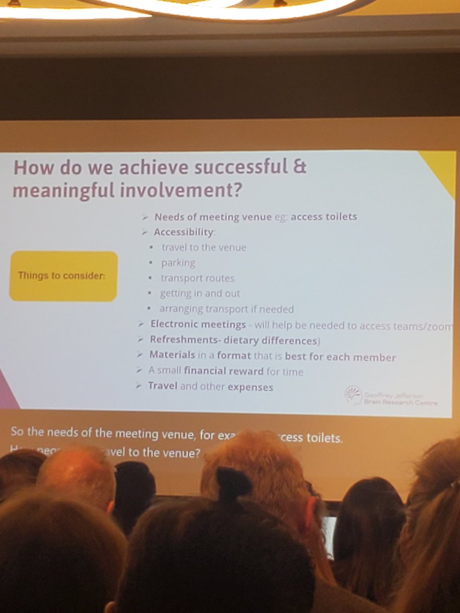 DrPatchwood's tweet photo. Very proud to work with Ann Bamford on #PCPI (patient carer public involvement) in #stroke #research and glad she's had a space to talk at #Jeffshowcase2024 @GJBrainResearch https://t.co/E4hLlAtCCt