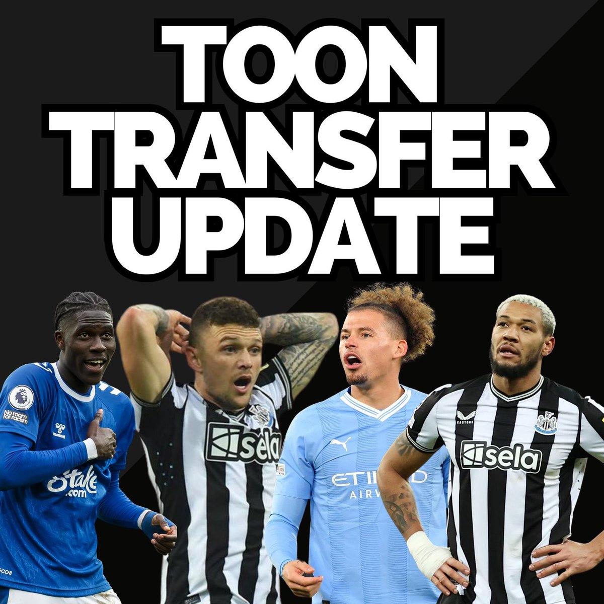 🚨 TOON TRANSFER UPDATE ⚫️⚪️ Listen here! ➡️ pod.fo/e/214dc0 @Olly_Hawk with a round-up on… 🤔 Kalvin Phillips 🇧🇪 Creative Onana offer 🇧🇷 Ederson latest 📰 Two new names linked 💰 Joelinton contract 😯 #Bayern bombshell 🏥 Manquillo medical 🇹🇷 Besiktas bid #NUFC #EFC