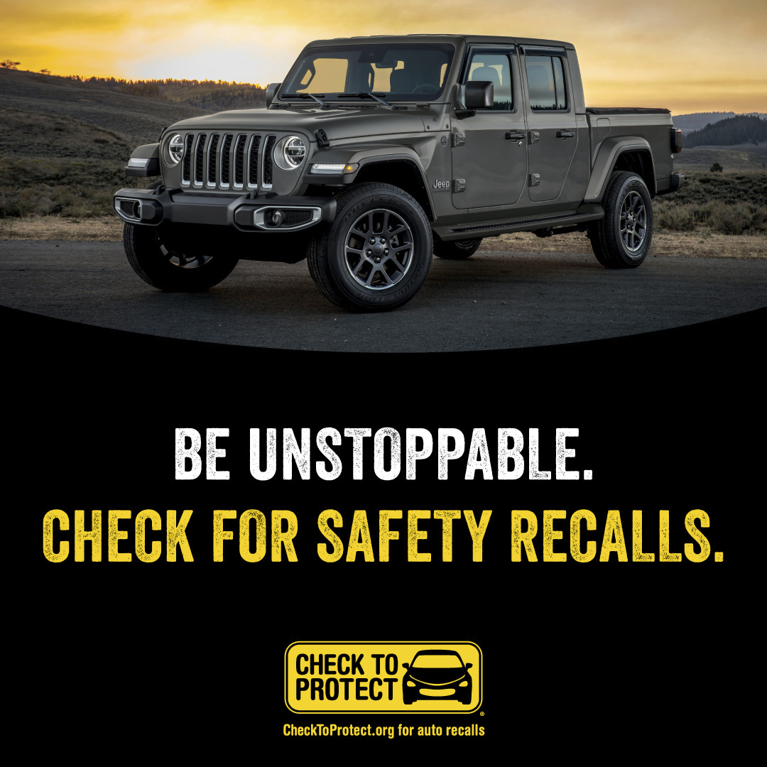 Travel is stressful enough. ⚠Check your oil ⚠Check your tires ⚠Check for vehicle safety recalls Go to bit.ly/3TU0j1U to see if your vehicle has an open safety #recall & find out where you can get a recall repair. #FREE of charge 👌