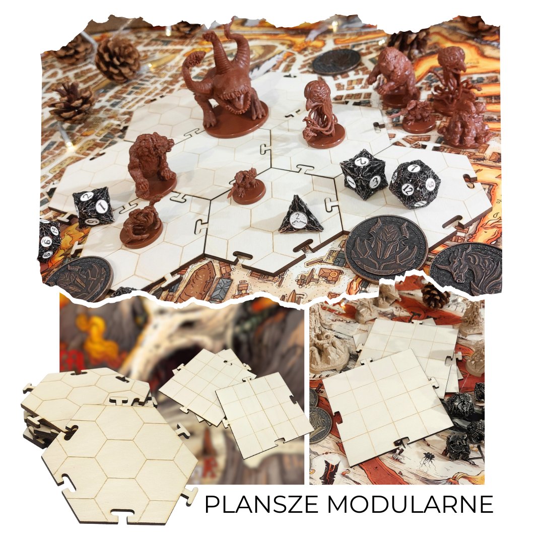 RGFK_PL's tweet photo. Prezentujemy Wam nasze drewniane plansze modularne! Dostępne w dwóch wariantach - hex i kwadrat, idealnie nadają się do bitewniaków i rpgów, a poza funkcjonalnością, są też estetycznym i wygodnym dodatkiem! 🫶
-> https://t.co/IFqYugJRS9

#rgfk #gry #rpg #gryrpg #gryfabularne https://t.co/qggSlAeTPY