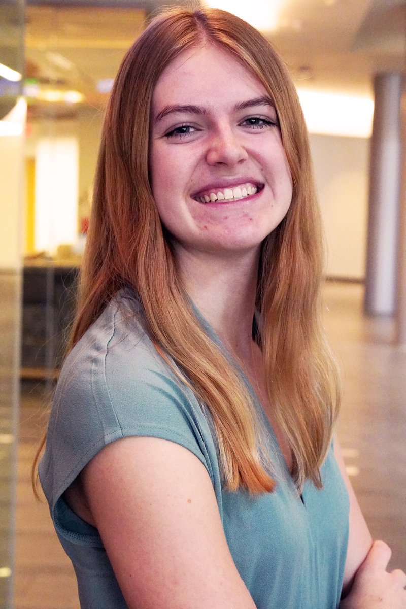 This week's #MarketingMonday student is Nancy Colwell! Nancy is a marketing and accounting major with a business Spanish minor from Gloucester, VA. Nancy was inducted into Beta Gamma Sigma this past fall and hopes to be a product marketing manager or accountant after graduating.