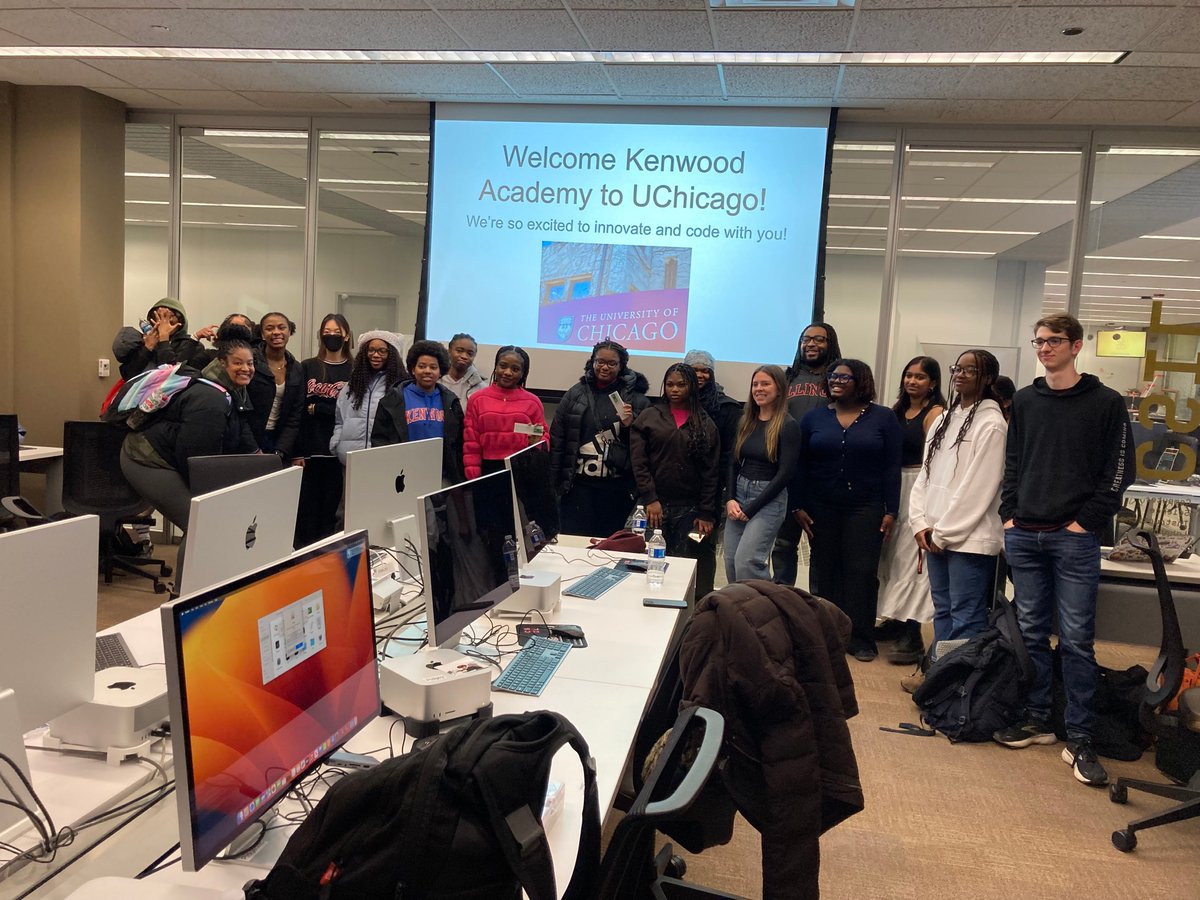 Thank you to everyone who attended our Code Your Dreams (@WeCodeDreams) event with @UChicagoCS and Kenwood Academy High School!