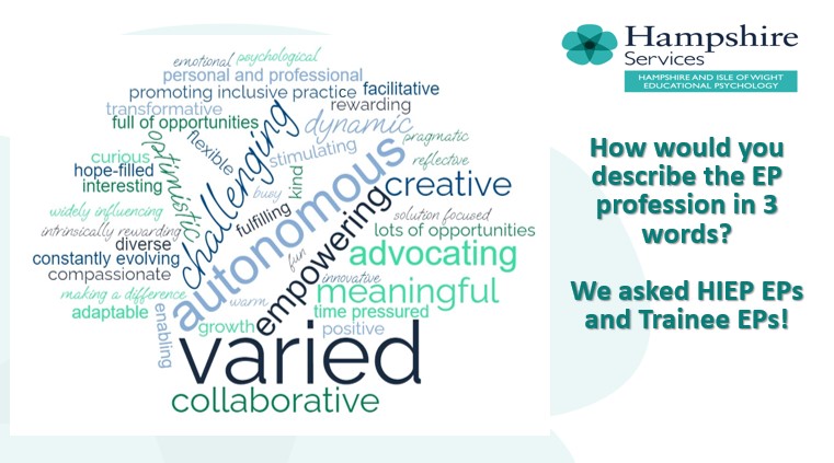 Aspiring EPs enjoy having the opportunity to reflect on how they use psychology in their work and the outcomes of this - great preparation for the personal statement and interview. We will be holding sessions again in February.