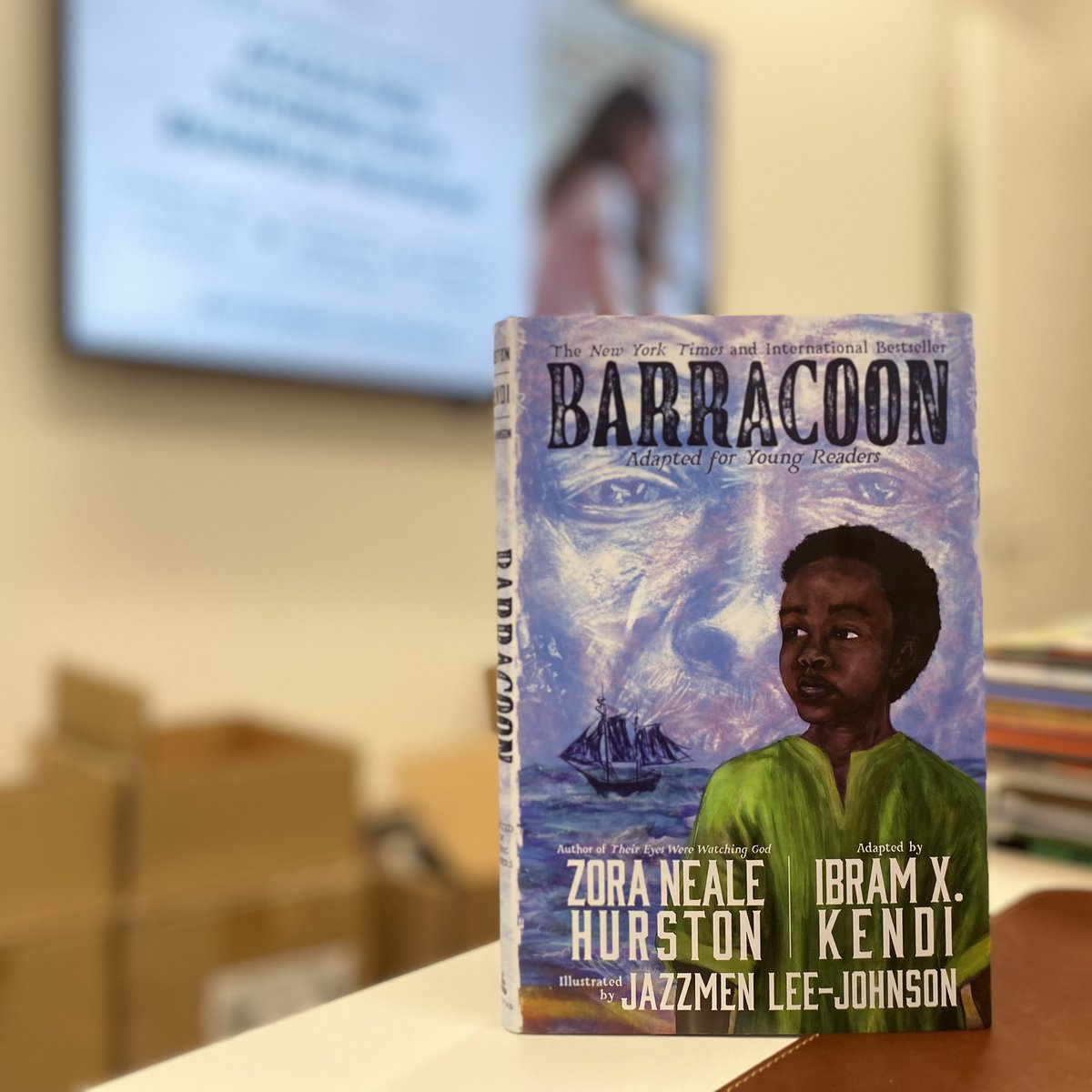 Ryan_Wms's tweet image. Snow days mean weekend reading ramps up BIG TIME. I’m excited to see the YA adaptation of Zora Neale Hurston’s BARRACOON arrive in time for next week’s talk with author and scholar @ibramxk. #MLKLibrary