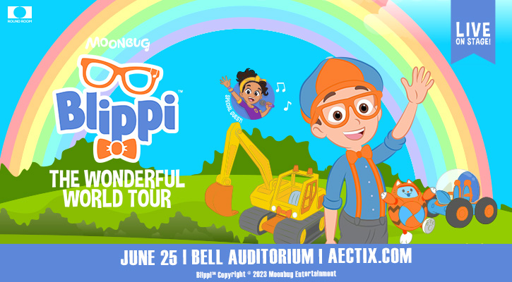 Blippi The Wonderful World Tour is coming to the Bell Auditorium on June 25th! See this fun show with special guest Meekah this summer with your kids. Get tix now 👉bit.ly/3ty35ih #blippi #meekah #augustaga #downtownaugusta #bellauditorium #reopeningjune2024