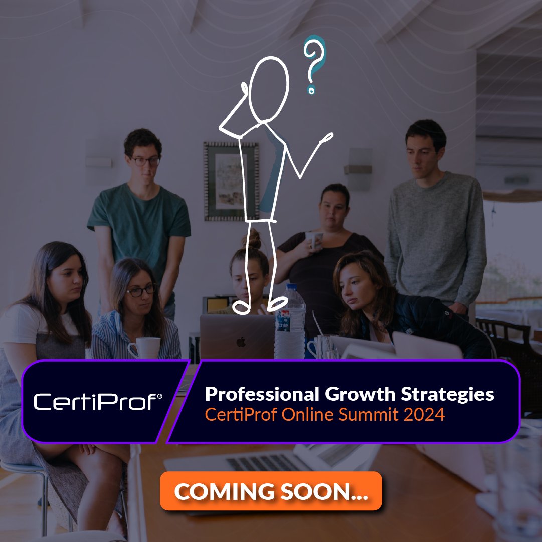 It's now official! We are uniting our entire community at the #CertiProfOnlineSummit2024 on February 28th and 29th. 📆

Don't miss the chance to discover the leading professional growth strategies of 2024 from our Subject Matter Experts, Authorized Training Partners, Trainers,