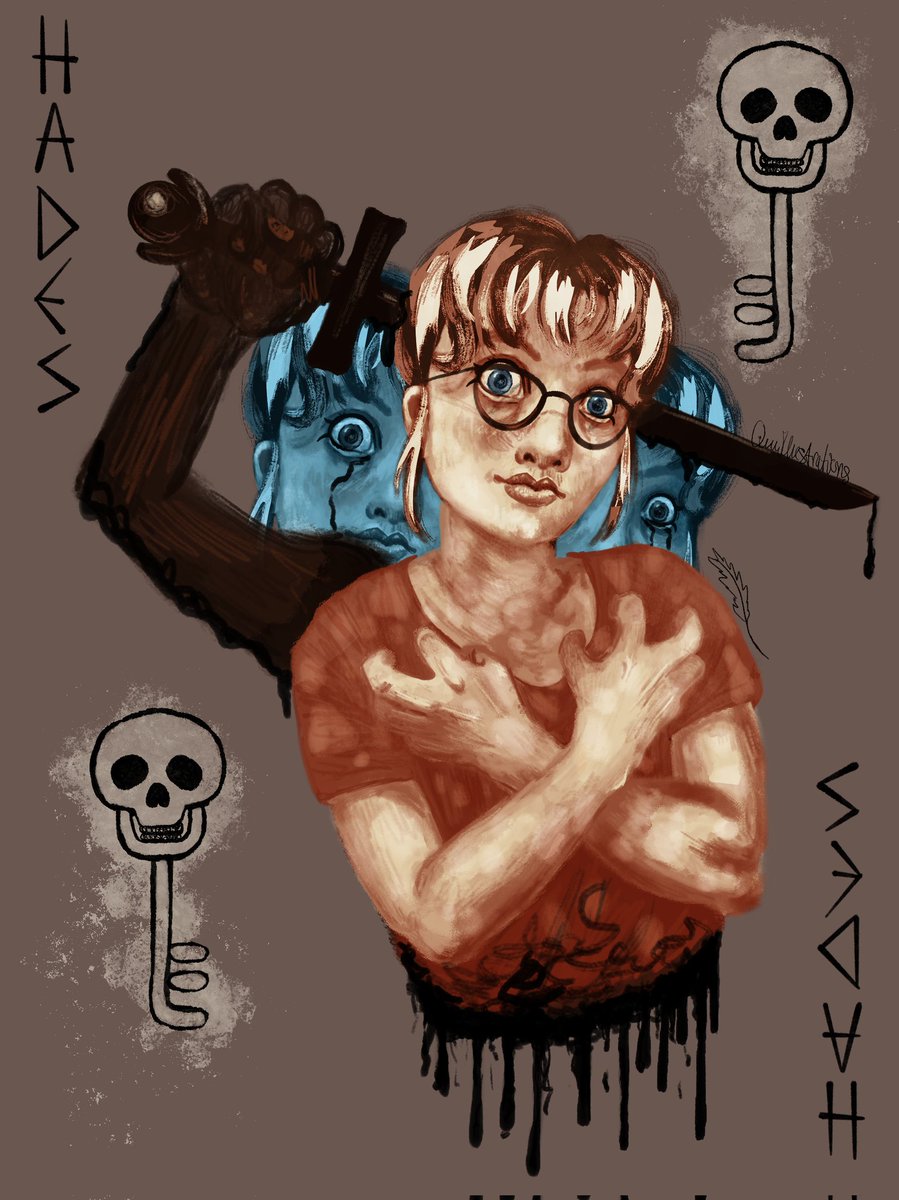 Qwillustrations's tweet photo. I'm turning my characters into Percy Jackson demigods 🐚🌊✨️
#art #book #fanart #digitalart #speedpaint #hades #artwork #horror https://t.co/ZQDLGSwMPP