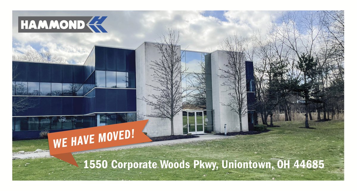 We are excited to announce that Hammond Construction has officially  moved to the City of Green! After 50 great years based in Canton, and 3  years with an Akron branch, we have decided to come back  together in one building. We look forward to this next chapter in our  company!