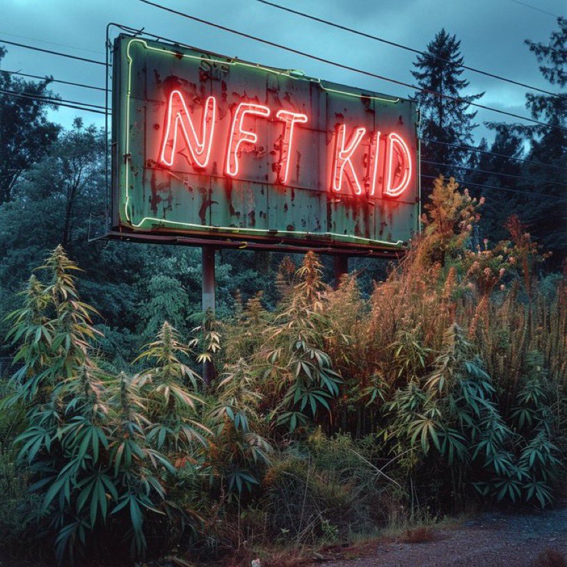 kokid951's tweet photo. Can I get a Gm? ☀️ 

GM to you! 

Today Celebrate Art by Collecting Art 🎨 🎉🌿🌿🌿🌿

#NFTkid touch grass 👇🏻 https://t.co/3CiE3jItLd