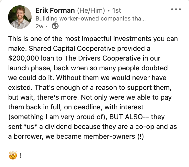 Shared Capital Co-op tweet media