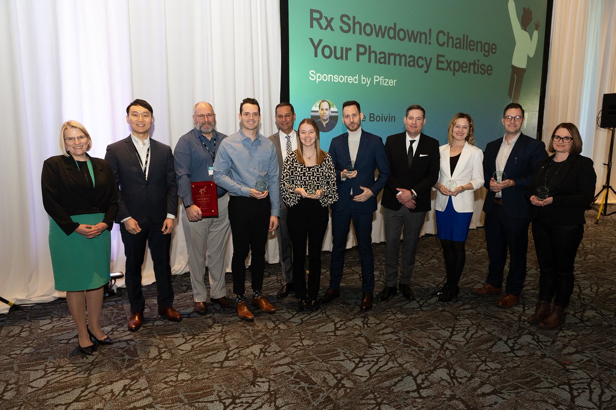 OntPharmacists's tweet photo. Congratulations to all of our award winners! #RxTalks https://t.co/CY3XNogifs