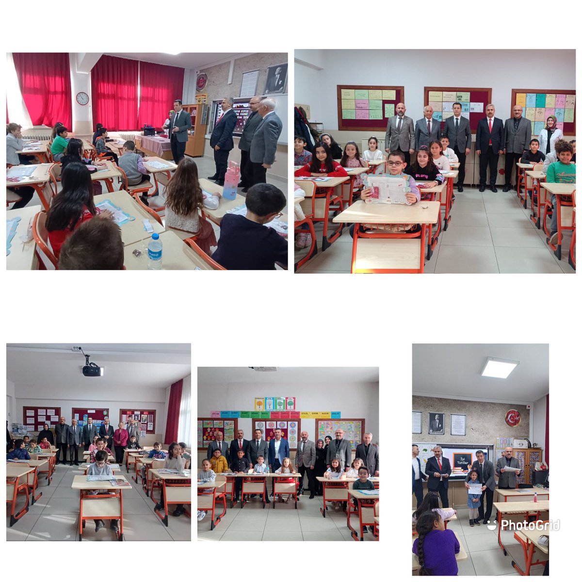 SapancaKaymakam's tweet photo. Kaymakamımız Sayın Abdurrezzak Canpolat, Belediye Başkanımız Sayın Özcan Özen ve İlçe Milli Eğitim  Müdürümüz Sayın Serkan Korkmaz ile birlikte Gazipaşa İlkokulunda öğrencilerimizin karne heyecanına ortak oldu.@Rcanpolat https://t.co/bVb8hLmASr