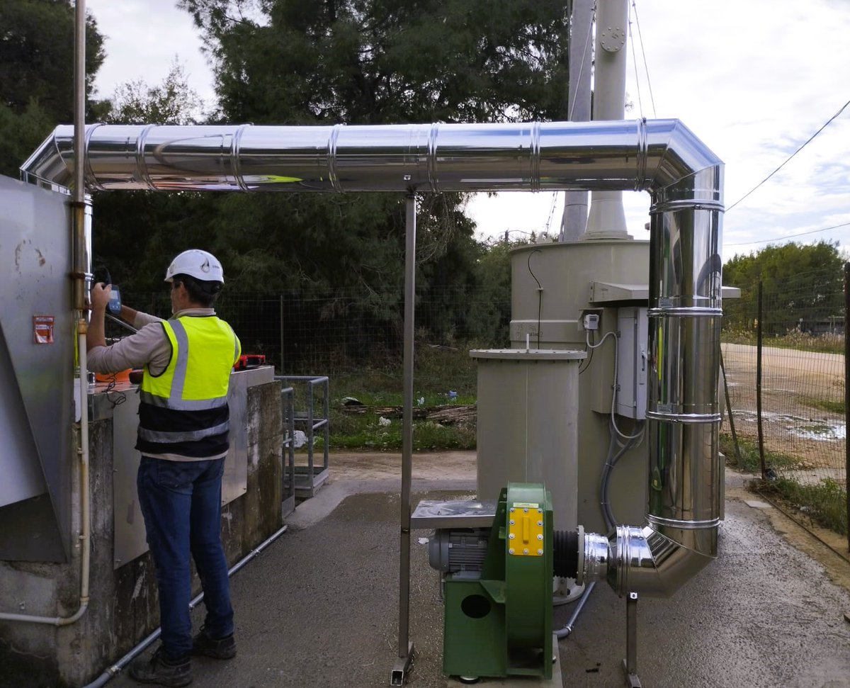 AirCleansrl's tweet image. 😷♻️🇮🇹   Our air #biofiltration systems for the reduction of #odours coming from the #WWTP
#AirClean #InnovativePMI #airtreatment #biotechnologies #proventechnologies #sustainabletechnology  #MonaShell® #odourabatement #odourcontrol
aircleansrl.com/en/a-new-air-t…