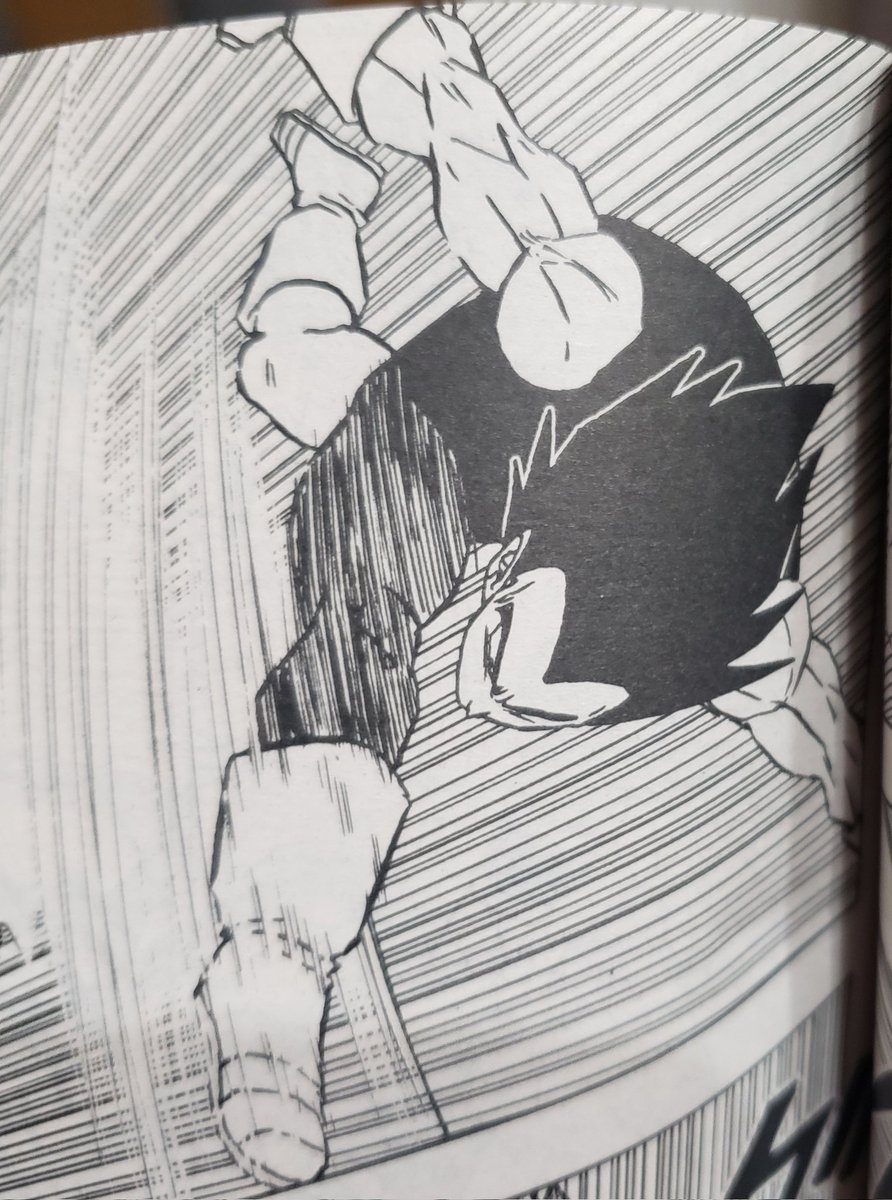 ベタの塗り忘れはいろんな漫画で見られることなんで全然いいんですが
そのせいでベジータさんの左足が素足に見えていい感じにキショいっす(笑) 