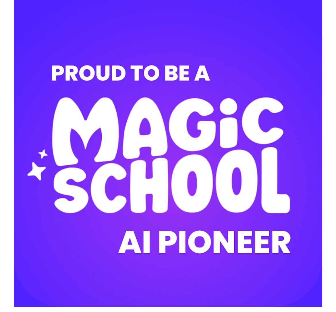 We’ve been finding Magic School to be so helpful to so many coaches and teachers! <a href="/magicschoolai/">MagicSchool AI 💜 🪄✨</a> Glad to be a AI pioneer!