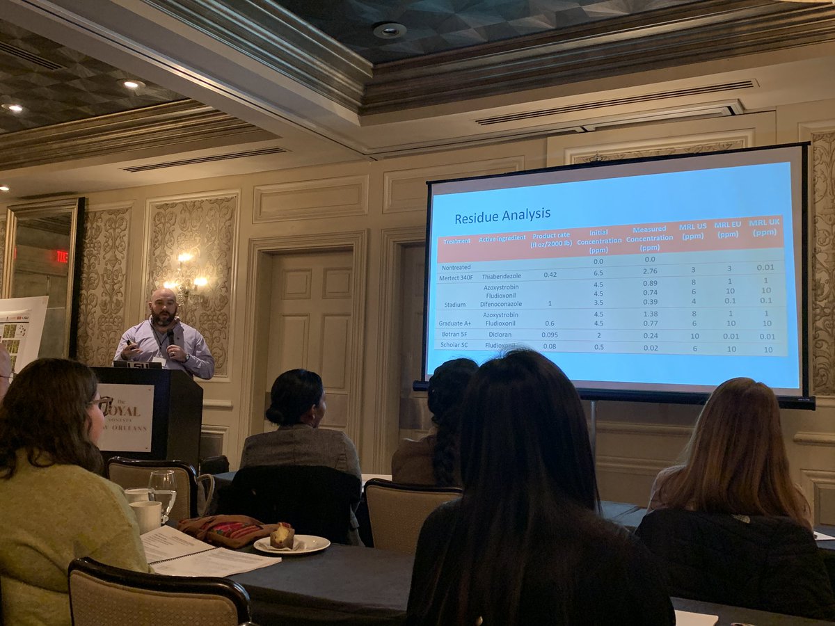 Jack Mascarenhas (@jack_masca) on Twitter photo Excellent talk by <a href="/HCollinsNCSU/">Hunter Collins</a> discussing fungicide evaluations for post harvest management of sweetpotato black rot and residue levels at the 2024 National Sweetpotato Collaborators Group Meeting! <a href="/NCSU_DEPP/">NCSU Entomology & Plant Pathology</a> Excellent talk by <a href="/HCollinsNCSU/">Hunter Collins</a> discussing fungicide evaluations for post harvest management of sweetpotato black rot and residue levels at the 2024 National Sweetpotato Collaborators Group Meeting! <a href="/NCSU_DEPP/">NCSU Entomology & Plant Pathology</a>
