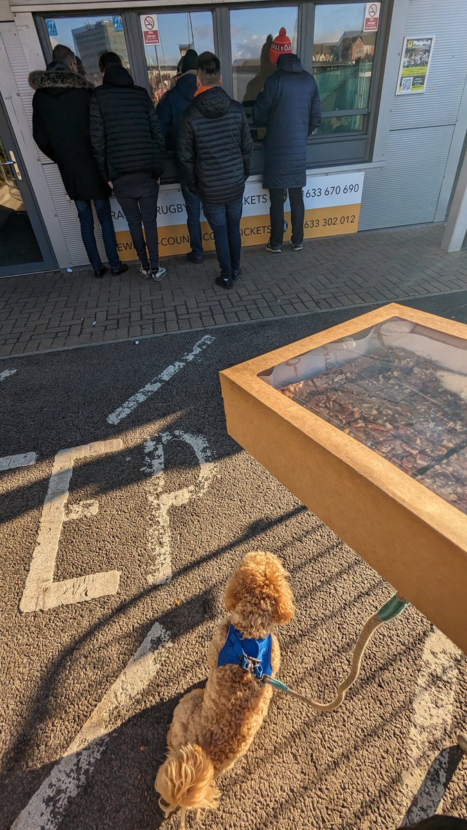 Tickets for the United game secured and a box of Pecan Caramel brownies for the volunteers who were subjected to so much abuse yesterday!
