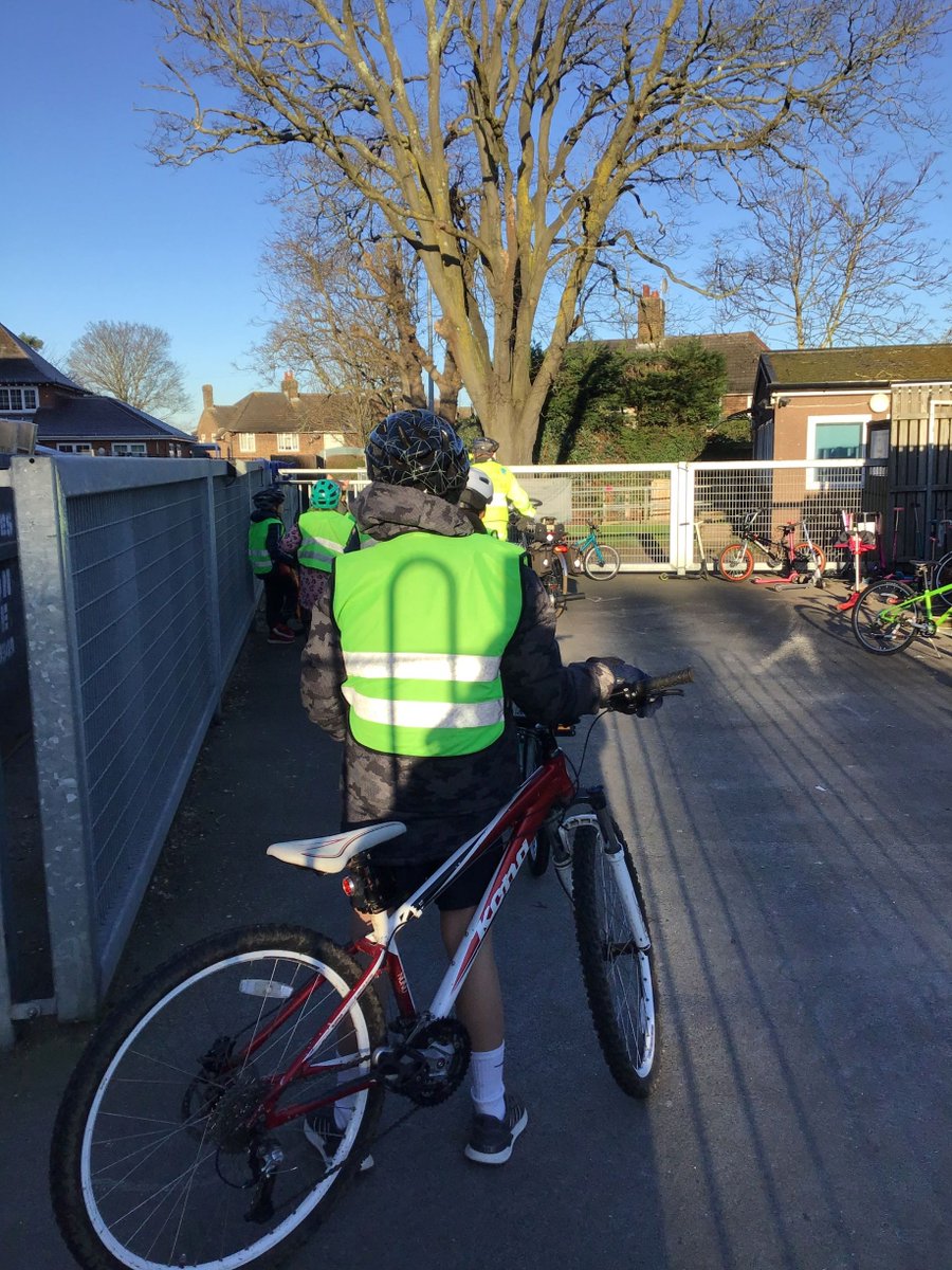 HTJosephHood's tweet photo. The Year 5s are smashing their Bikeability course this week!  They are cycling out and about on the local roads! #bikeability #safetyontheroads https://t.co/B4of9uxkFs