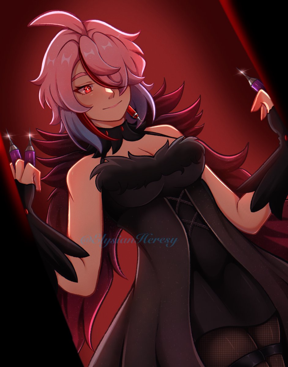 Cw: needles

She found you! What do you do? 

#genshinoc