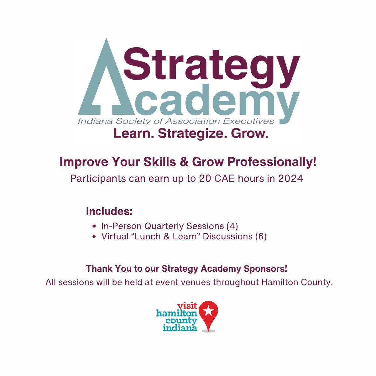 Strategy Academy is back again for 2024! 
Strategy Academy is perfect for all levels of association professionals. Plus, earn up to 20 CAE credit hours!

We hope to see you there! Register today:
isae.org/index.php?opti…...