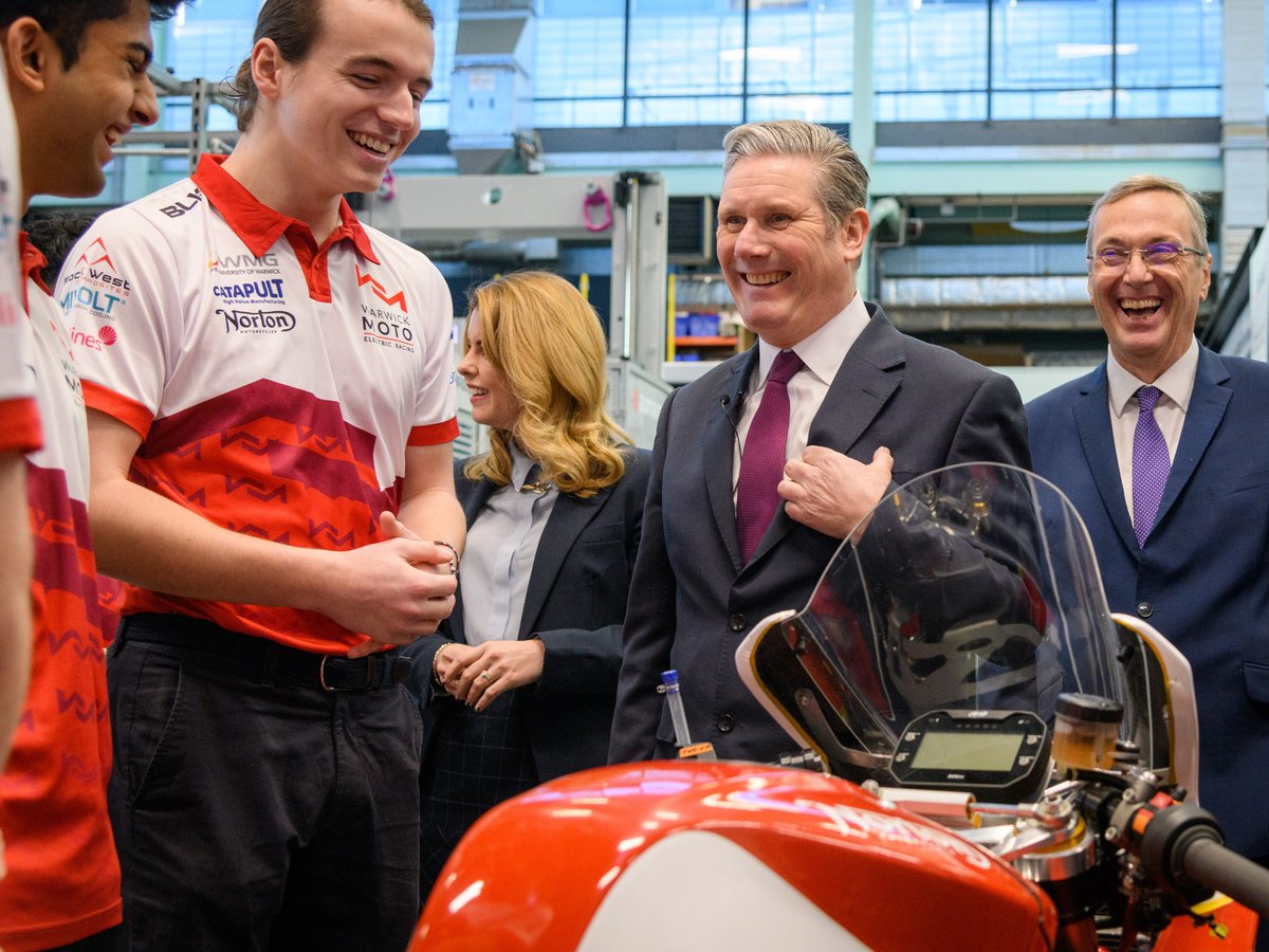 University of Warwick (@uniofwarwick) on Twitter photo .<a href="/Keir_Starmer/">Keir Starmer</a> today visited @WMGwarwick to meet researchers, technicians, and students at one of the world’s leading centres for industrial innovation and skills.
He was joined by <a href="/UKLabour/">The Labour Party</a>’s mayors and mayoral candidates, including <a href="/RichParkerLab/">Richard Parker</a> (West Midlands), .<a href="/Keir_Starmer/">Keir Starmer</a> today visited @WMGwarwick to meet researchers, technicians, and students at one of the world’s leading centres for industrial innovation and skills.
He was joined by <a href="/UKLabour/">The Labour Party</a>’s mayors and mayoral candidates, including <a href="/RichParkerLab/">Richard Parker</a> (West Midlands),