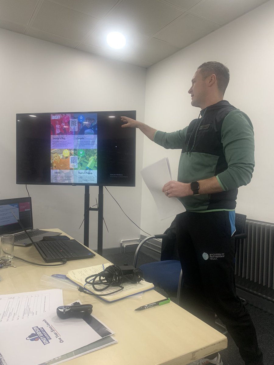 A great day with South Yorkshire <a href="/YourSchoolGames/">School Games</a> Organisers for the county get together talking all things Youth Engagement, Belonging in Sport, Inclusion and School Games Mark! <a href="/YorkshireSport/">Yorkshire Sport Fndn</a> <a href="/ActivePartners_/">Active Partnerships</a> <a href="/YouthSportTrust/">Youth Sport Trust</a> over 62,000 attendances already since Sept 👏