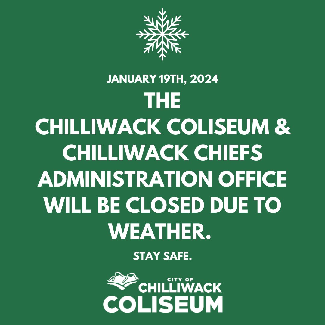 Chilliwack Coliseum tweet media