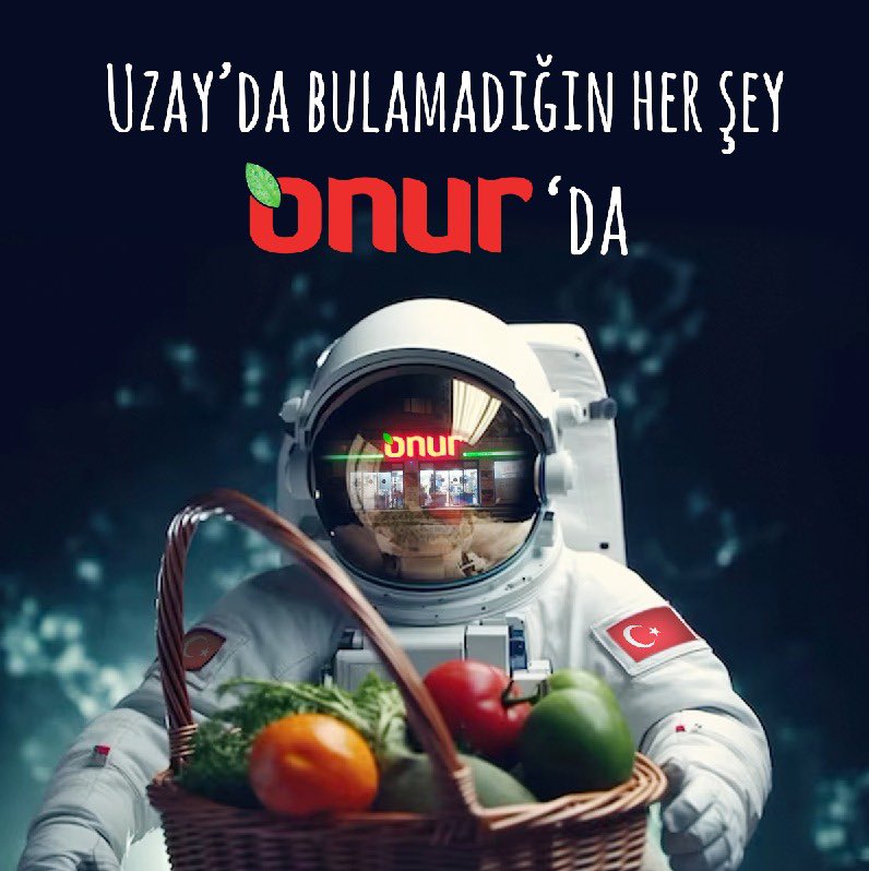 Türkiye'nin ilk astronotu Alper Gezeravcı ile gurur duyuyoruz. 🍅🍏👏

#OnurMarket 
#AlperGezeravcı 
#GururDuyuyoruz