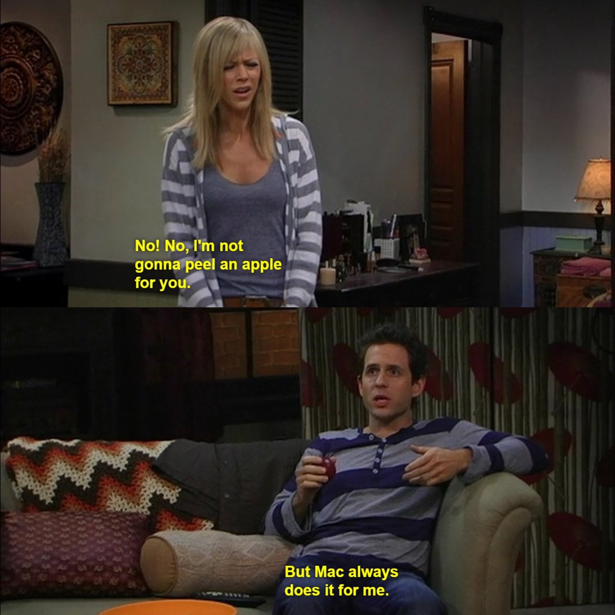 RMcElhenney's tweet photo. Who cares about oranges? Mac passed the apple peel test a decade ago https://t.co/BdE5AvopMH