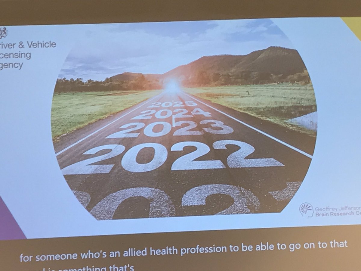 Brilliant to hear patient success stories of returning to driving and independence in @chowardclaire talk - and to see the patients speaking at conferences and being authors on research papers #JeffShowcase2024