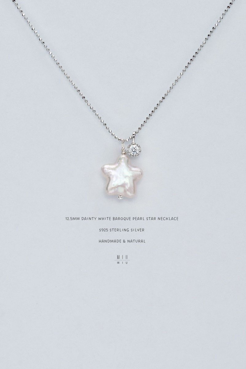 pearl star necklace