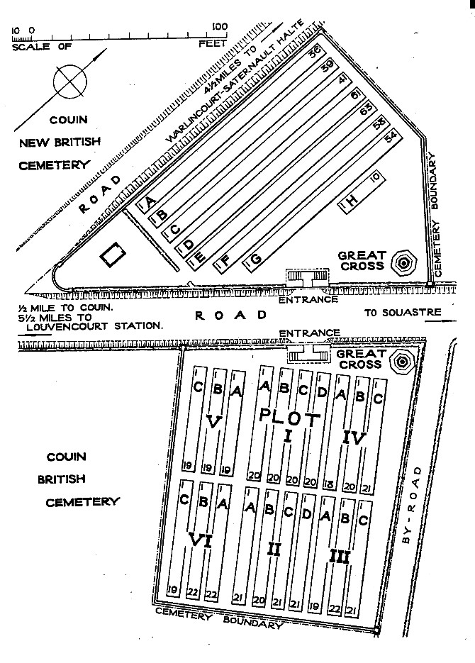 @carlosdycer Couin British & New British Cems have both individual 'name' stones & a 'combined' stone. 766 burials in all (incl 5 Germans), & of course the very unusual twin crosses. But they don't conform to Sir Reginald Blomfield's original design in a significant way - what's 'missing'😟