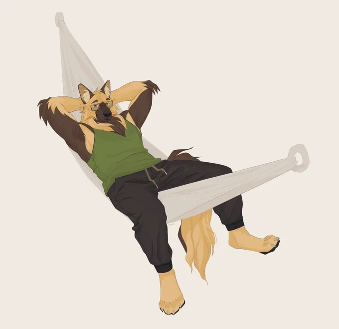 A relaxing @/kugel_shep! 