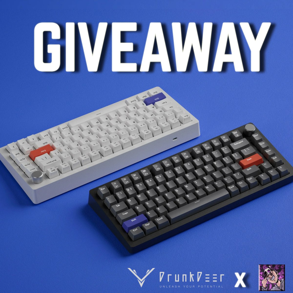 🚨 SORTEO SORTEO SORTEO SORTEO 🚨
x1 DrunkDeer A75 ‼️ (Teclado con Rapid Trigger como Wooting)
➡️ Seguir a <a href="/DrunkDeerKeeb/">DrunkDeer</a> y <a href="/exodoplays/">exo</a> 
➡️ Like &amp; Retweet !
➡️ Comenta etiquetando a un amigo !